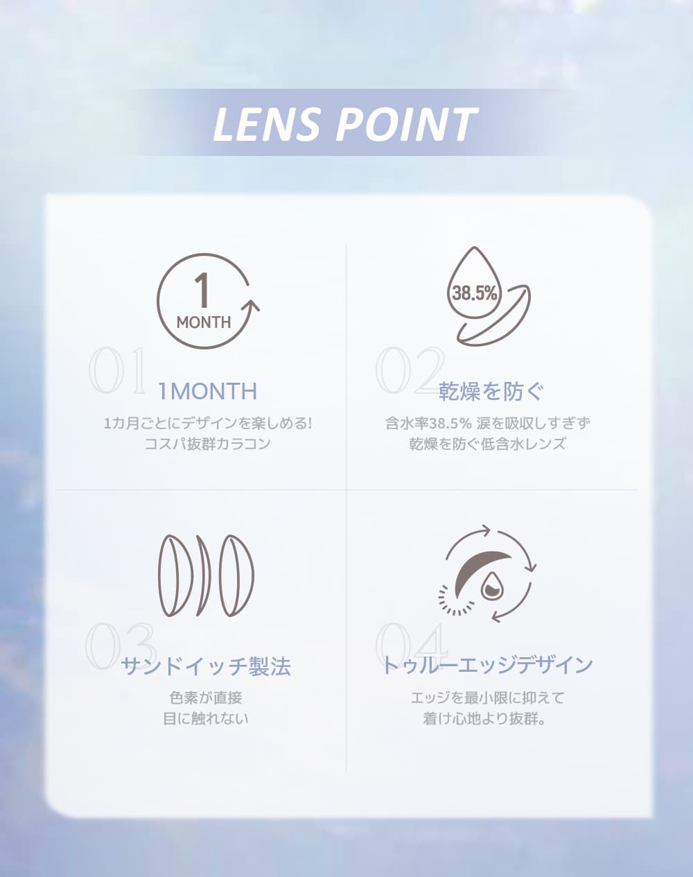 オマイオ(OMYO) BY LENSME の製品スペック