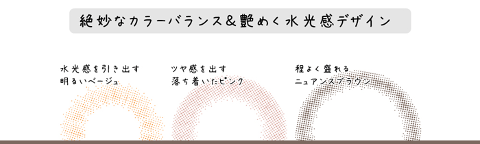 エンジェルアイズ by KAREN - Rose Brown(ローズブラウン)のレンズデザインについて