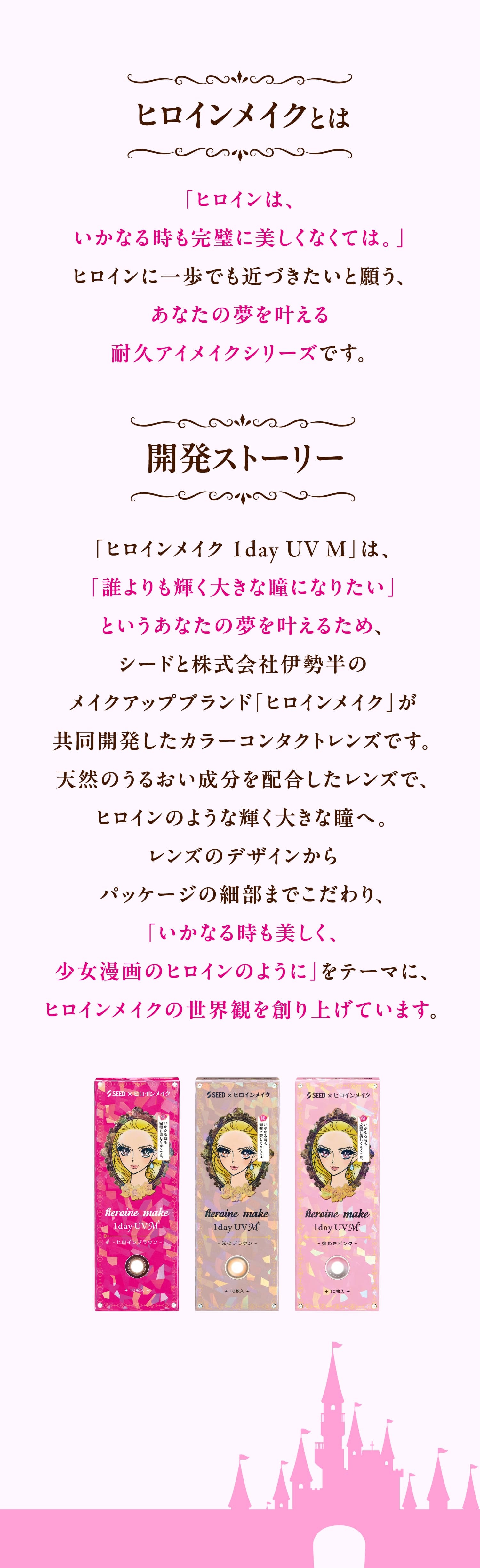 ヒロインメイク1dayUVM開発ストーリーの紹介
