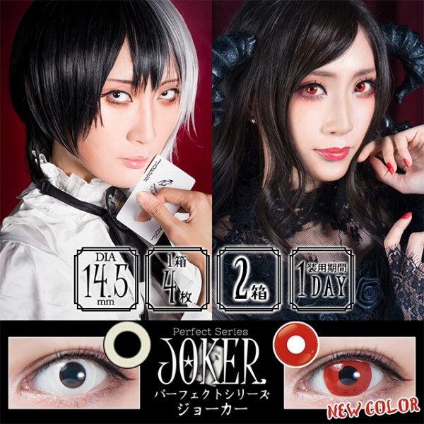 ドルチェパーフェクトシリーズワンデージョーカー (DOLCE Perfect 1day JOKER)[４枚入り ２箱 両目４日分]