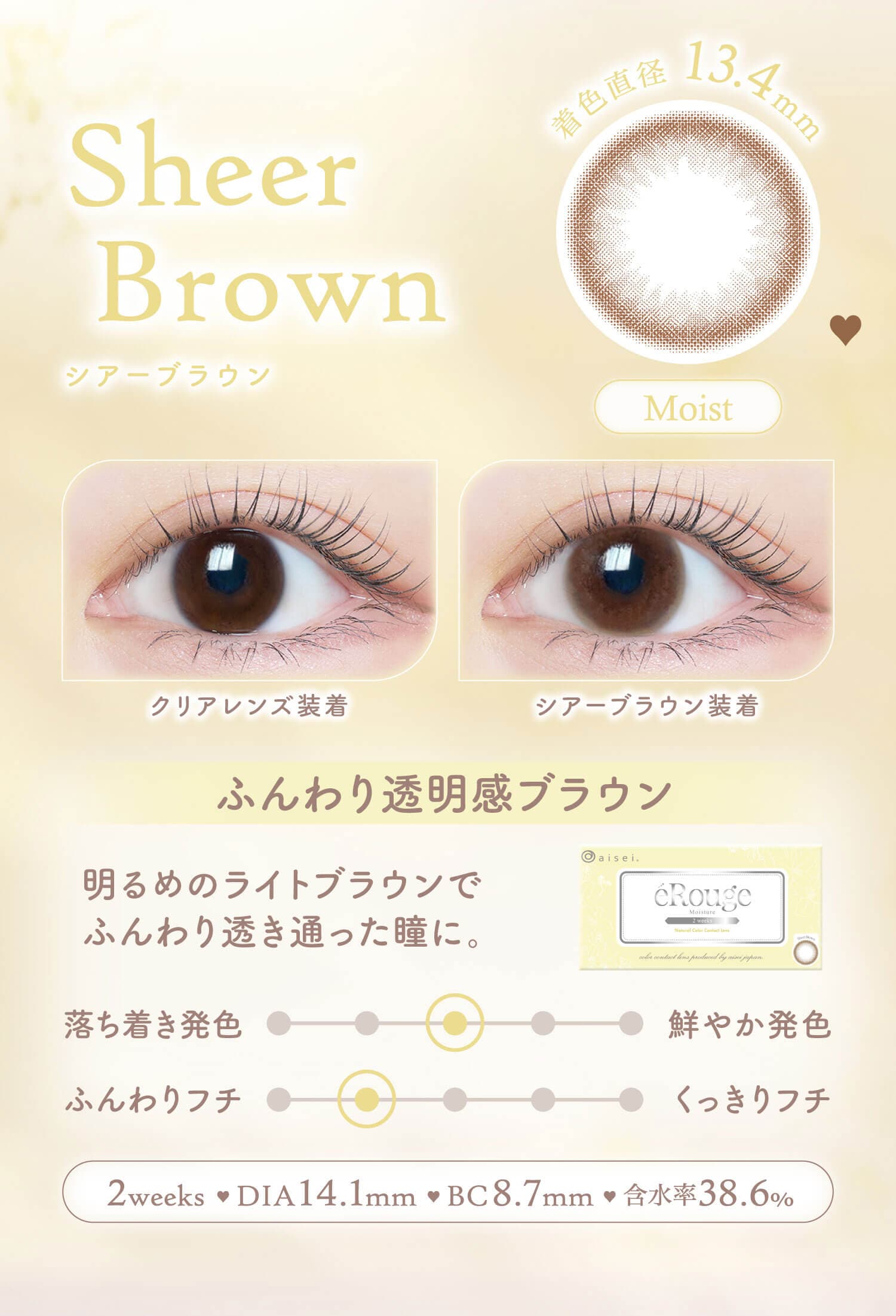 エルージュのシアーブラウン紹介