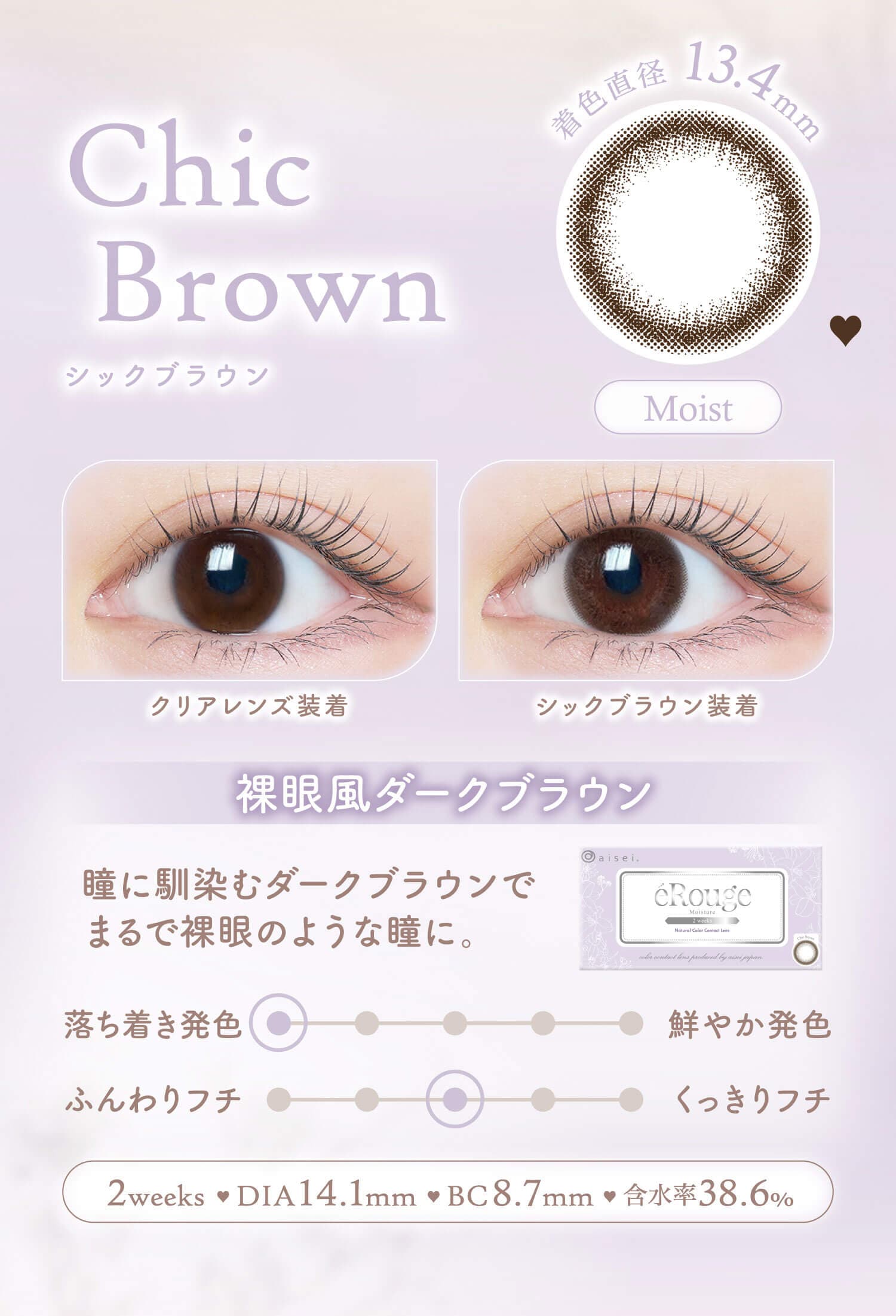 エルージュのシックブラウン紹介