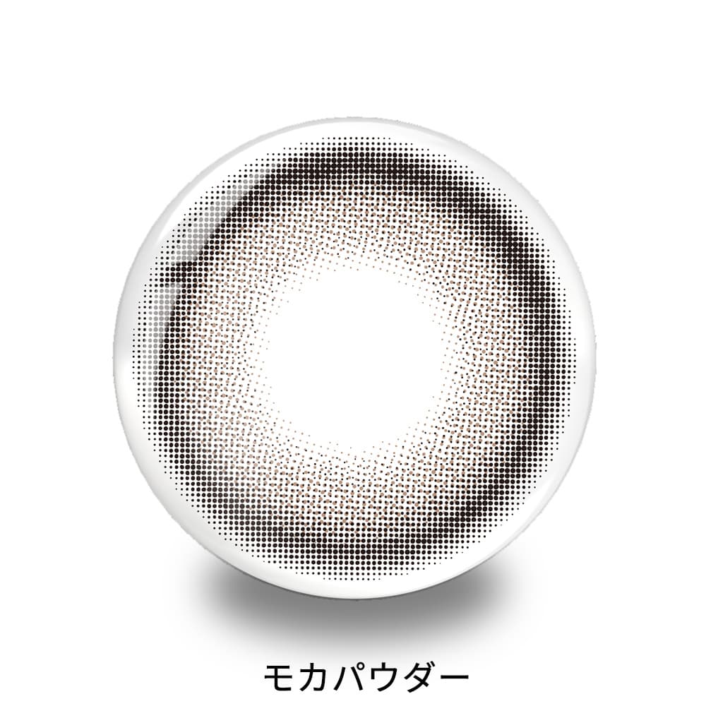 メロール(Melloew)のモカパウダーレンズデザイン画像