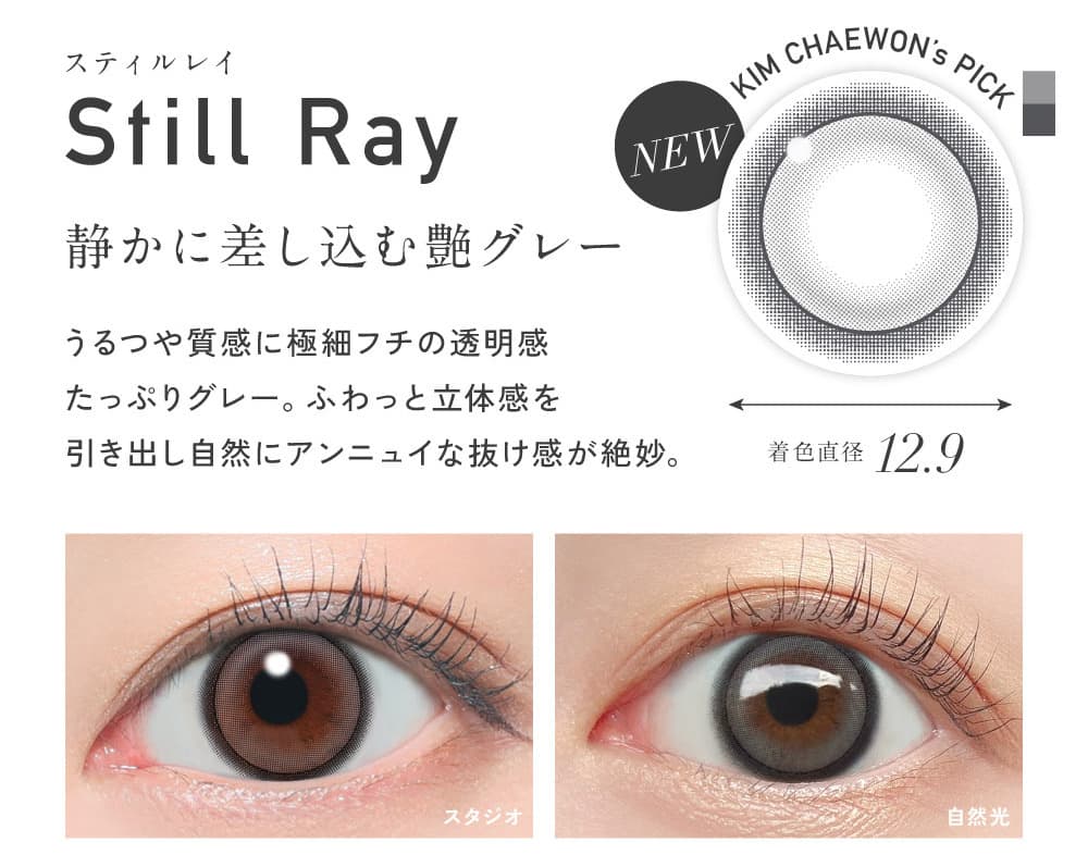 レヴィアワンデー新色スティルレイの紹介