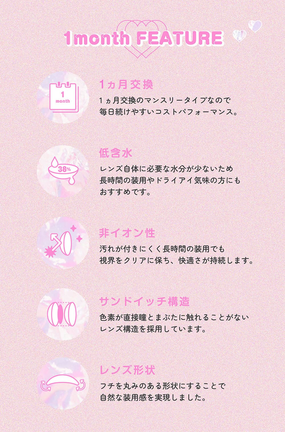 TOPARDS(トパーズ)カラコン製品特長
