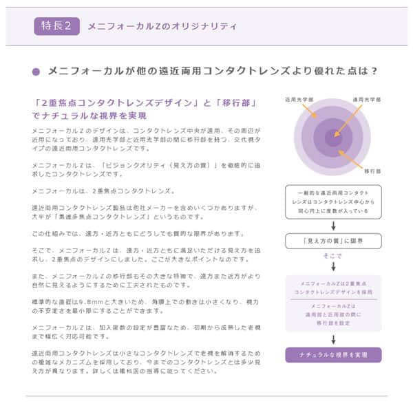 メニフォーカルz １枚入り 2箱